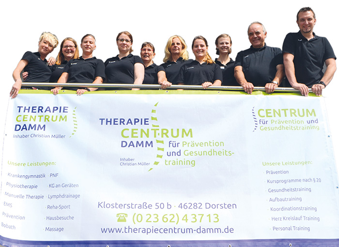 Therapiecentrum Damm das Team
